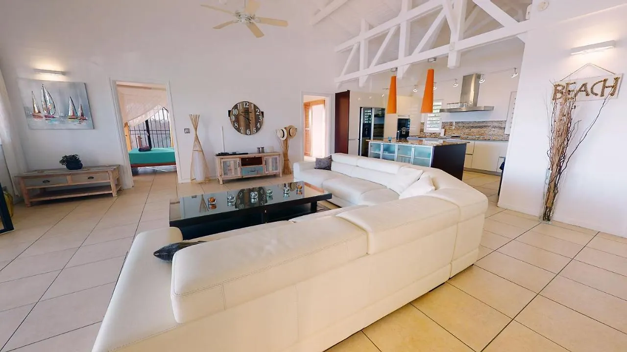 Villa Deluxe L'Hacienda Villa Vue Mer 180 Piscine Jacuzzi Proche Plage Marina Golf Pointe Des Chateaux Et Casino Jardin Clos Voyage Durable Saint-Francois  Saint-Francois (Grande-Terre)