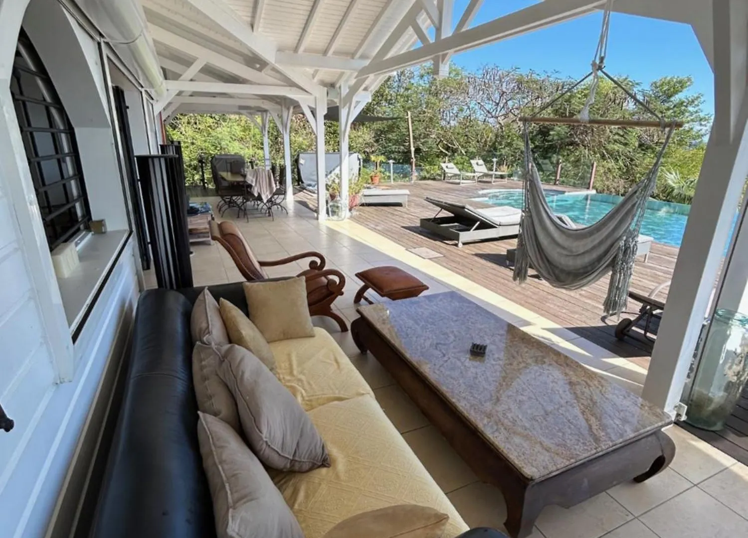 Villa Deluxe L'Hacienda Villa Vue Mer 180 Piscine Jacuzzi Proche Plage Marina Golf Pointe Des Chateaux Et Casino Jardin Clos Voyage Durable Saint-Francois  Saint-Francois (Grande-Terre)