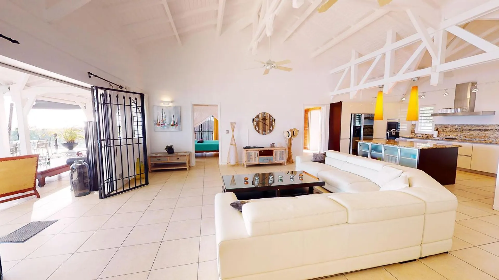 Villa Deluxe L'Hacienda Villa Vue Mer 180 Piscine Jacuzzi Proche Plage Marina Golf Pointe Des Chateaux Et Casino Jardin Clos Voyage Durable Saint-Francois
