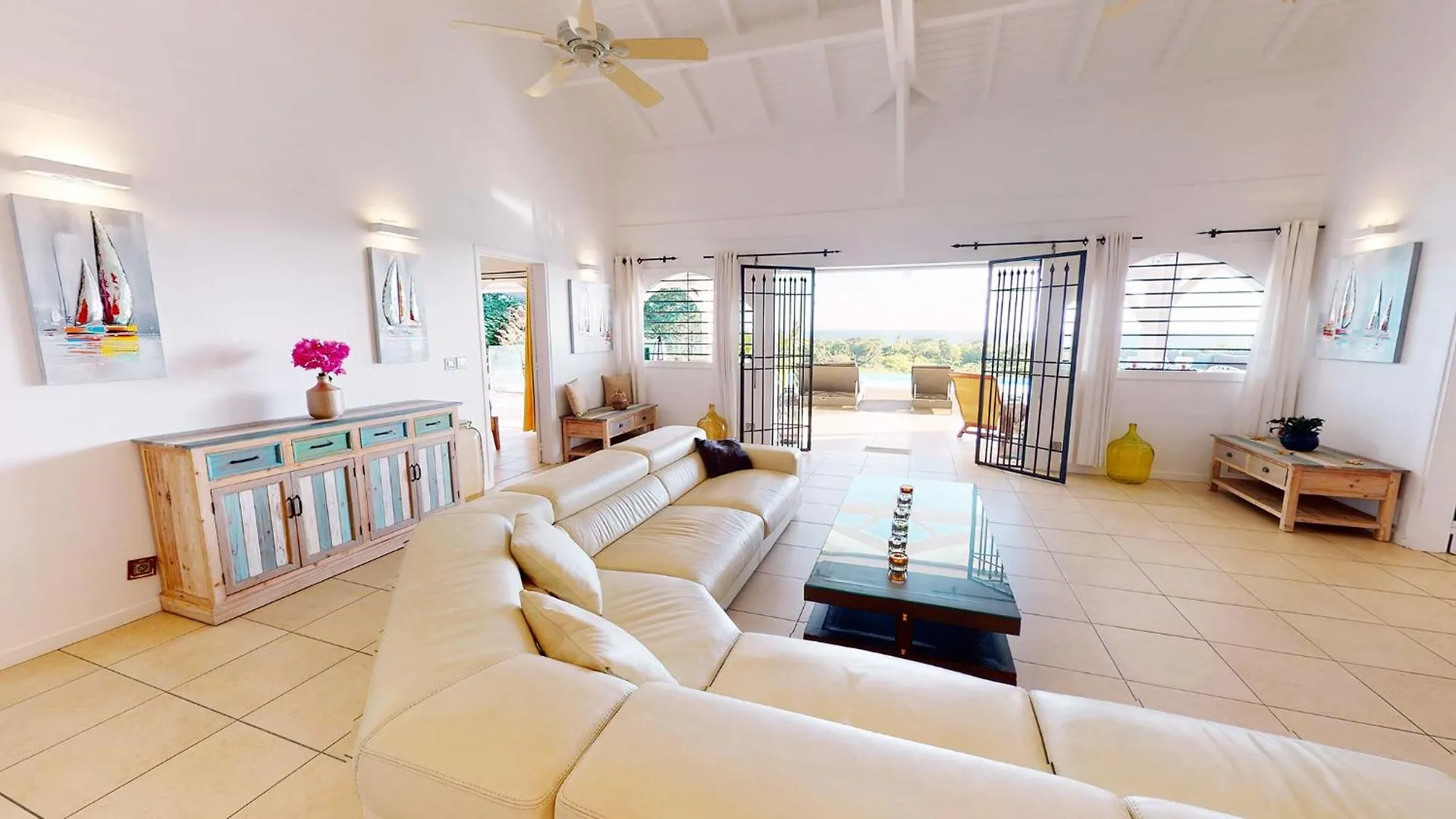 Villa Deluxe L'Hacienda Villa Vue Mer 180 Piscine Jacuzzi Proche Plage Marina Golf Pointe Des Chateaux Et Casino Jardin Clos Voyage Durable Saint-Francois  Guadeloupe